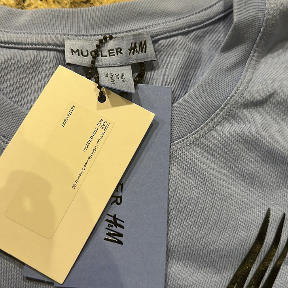 H&am x Mugler printed fitted t-shirt - Picture 2 of 4